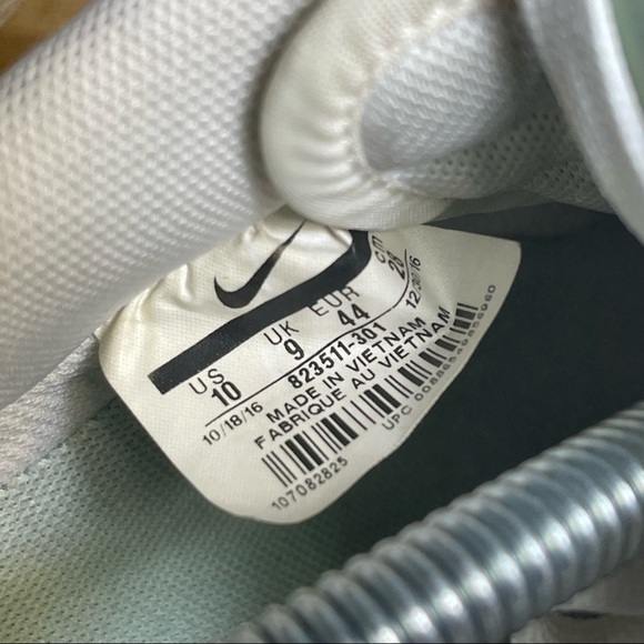 Nike Air Force 1 Fresh Mint 823511-301 Iridescent Metallic Shoes '07 LV1 Size 10 - Picture 7 of 7